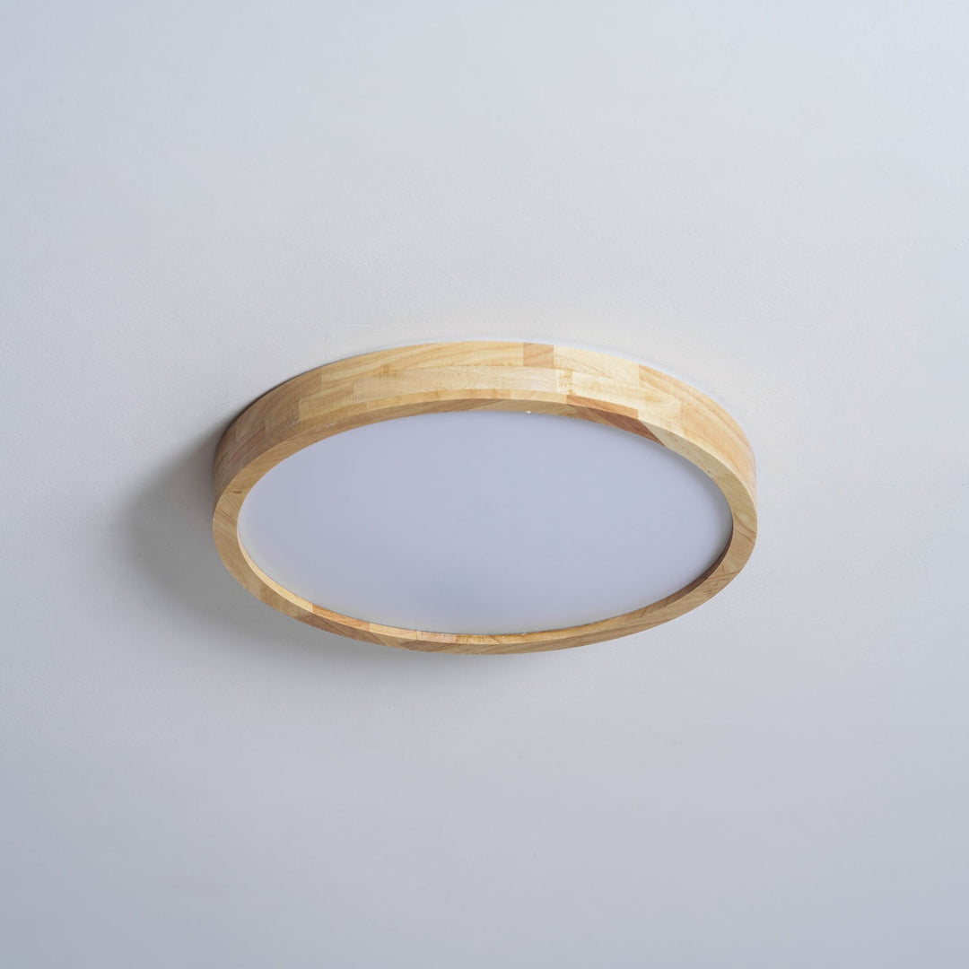 Wooden Flush Mount Ceiling Light | Stornfield