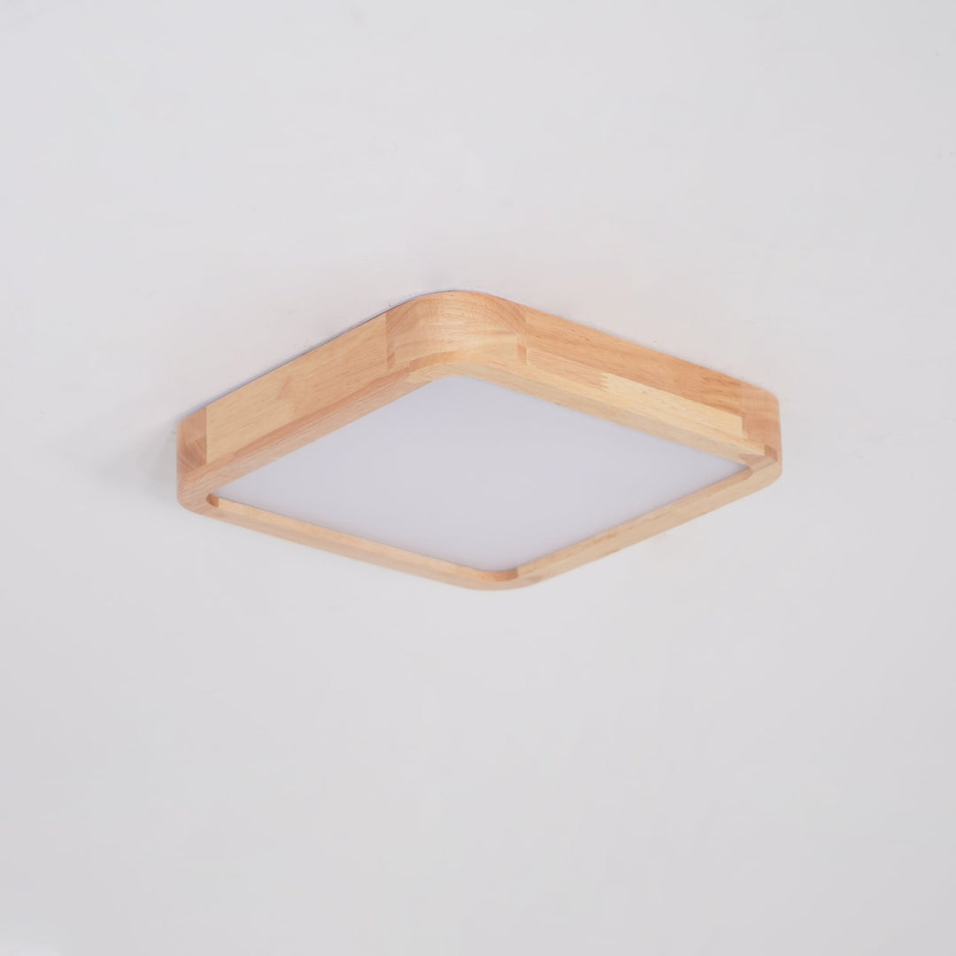 Wooden Flush Mount Ceiling Light | Stornfield