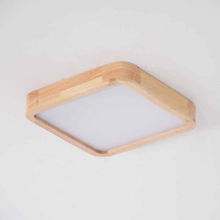 Wooden Flush Mount Ceiling Light | Stornfield