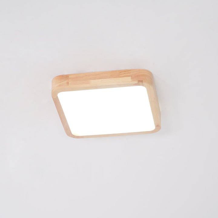 Wooden Flush Mount Ceiling Light | Stornfield