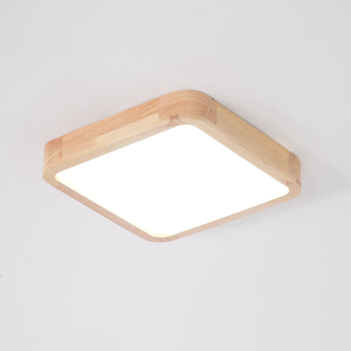Wooden Flush Mount Ceiling Light | Stornfield