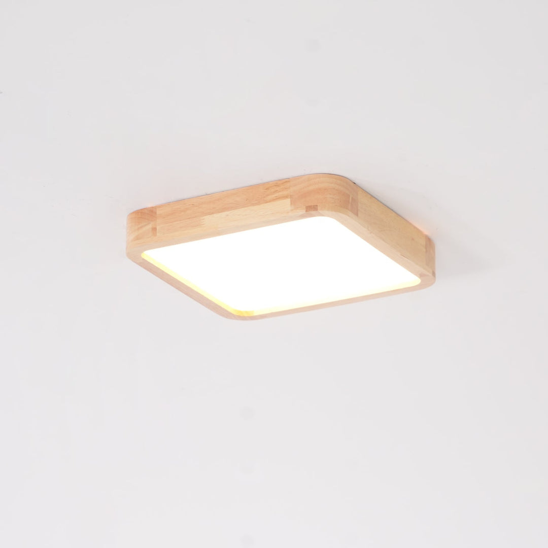Wooden Flush Mount Ceiling Light | Stornfield