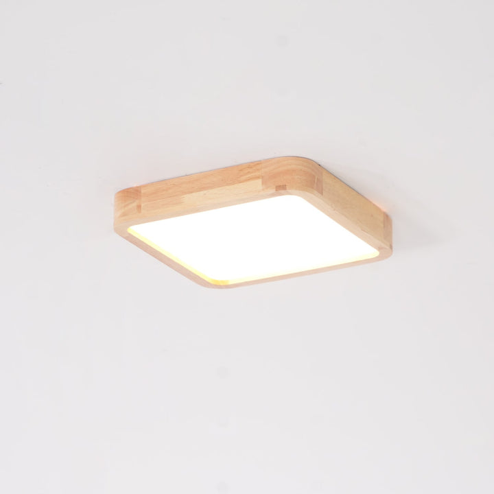Wooden Flush Mount Ceiling Light | Stornfield