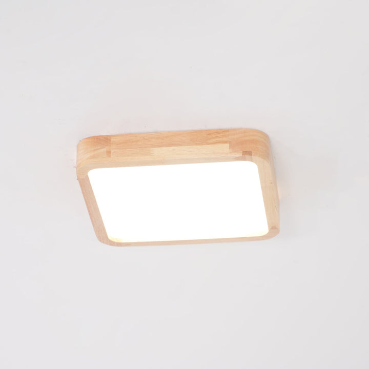 Wooden Flush Mount Ceiling Light | Stornfield