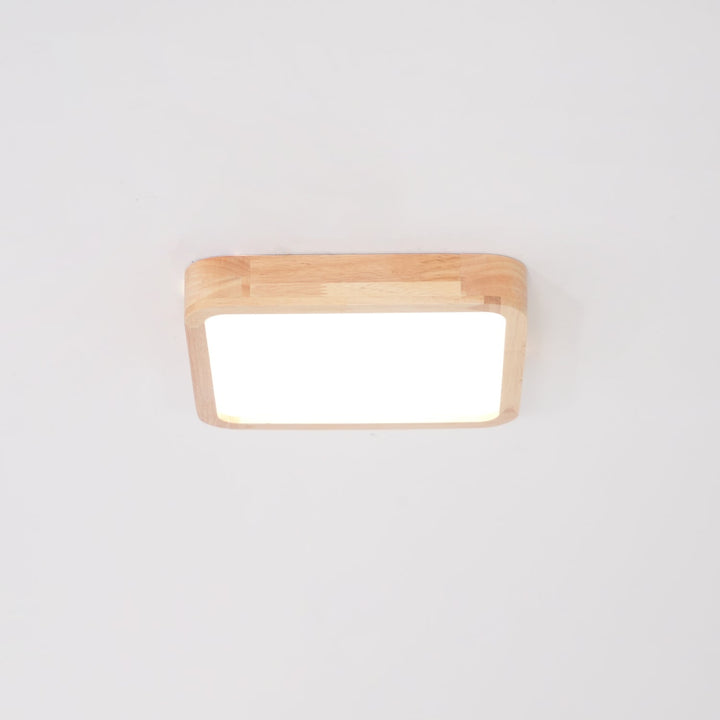 Wooden Flush Mount Ceiling Light | Stornfield