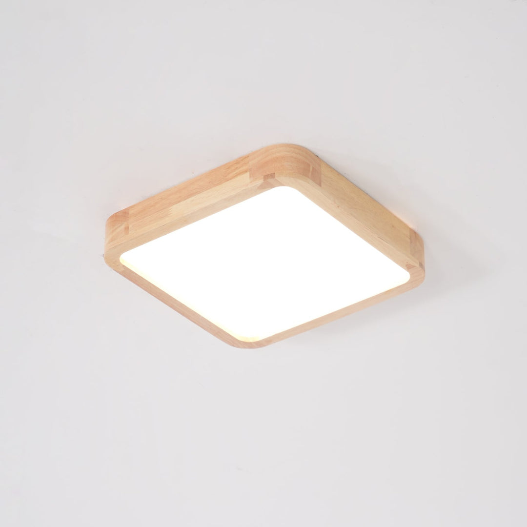 Wooden Flush Mount Ceiling Light | Stornfield