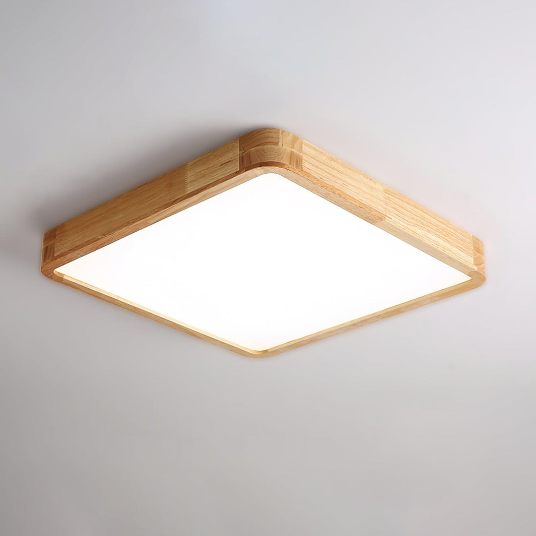 Wooden Flush Mount Ceiling Light | Stornfield