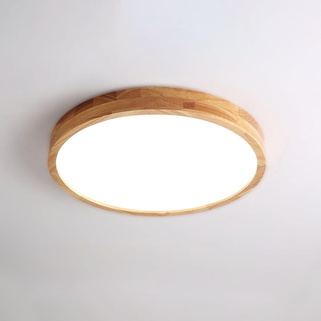 Wooden Flush Mount Ceiling Light | Stornfield