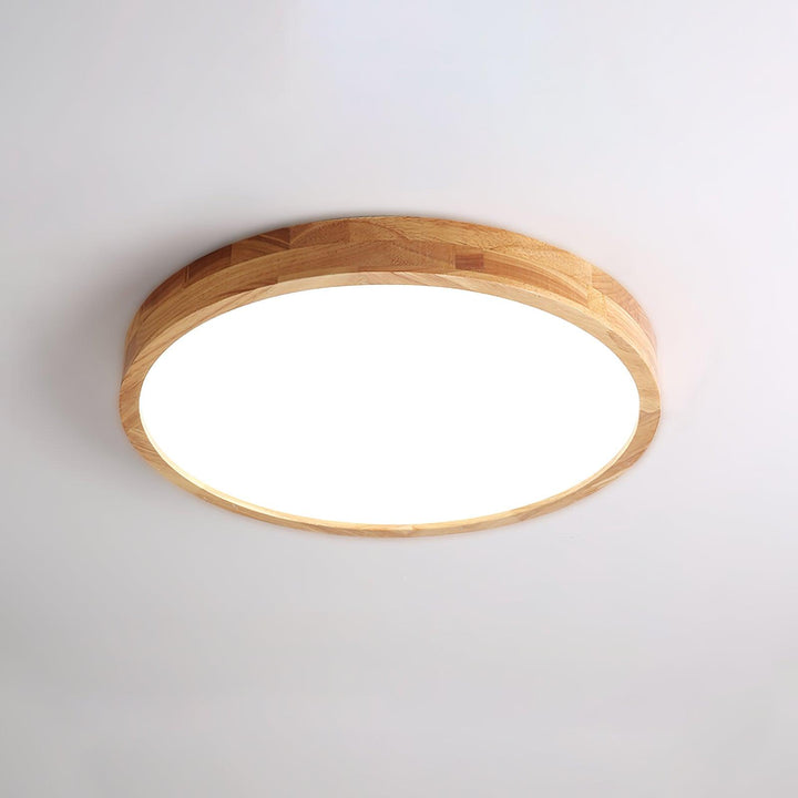 Wooden Flush Mount Ceiling Light | Stornfield