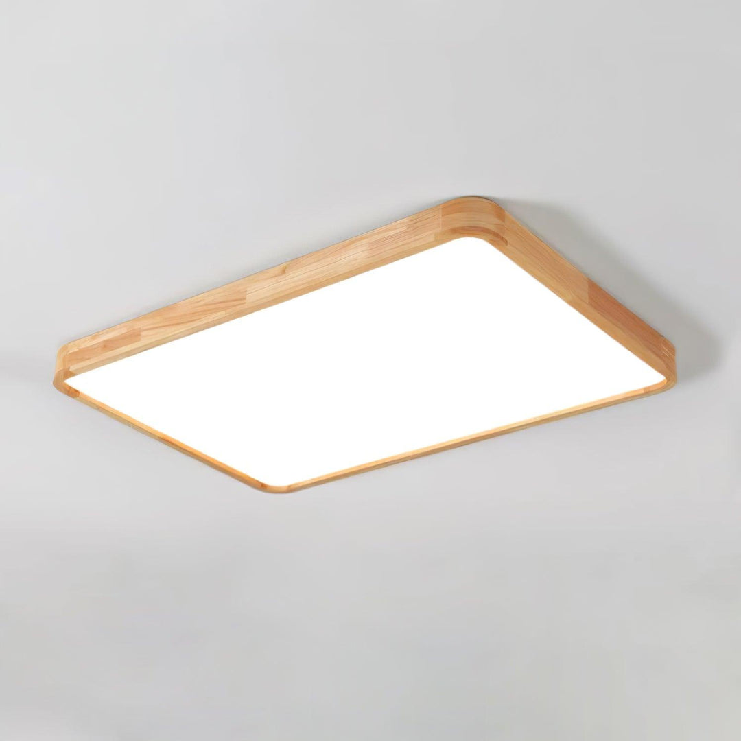 Wooden Flush Mount Ceiling Light | Stornfield