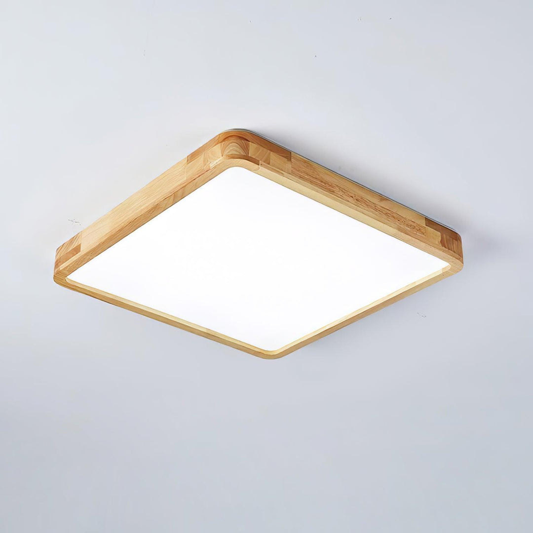 Wooden Flush Mount Ceiling Light | Stornfield