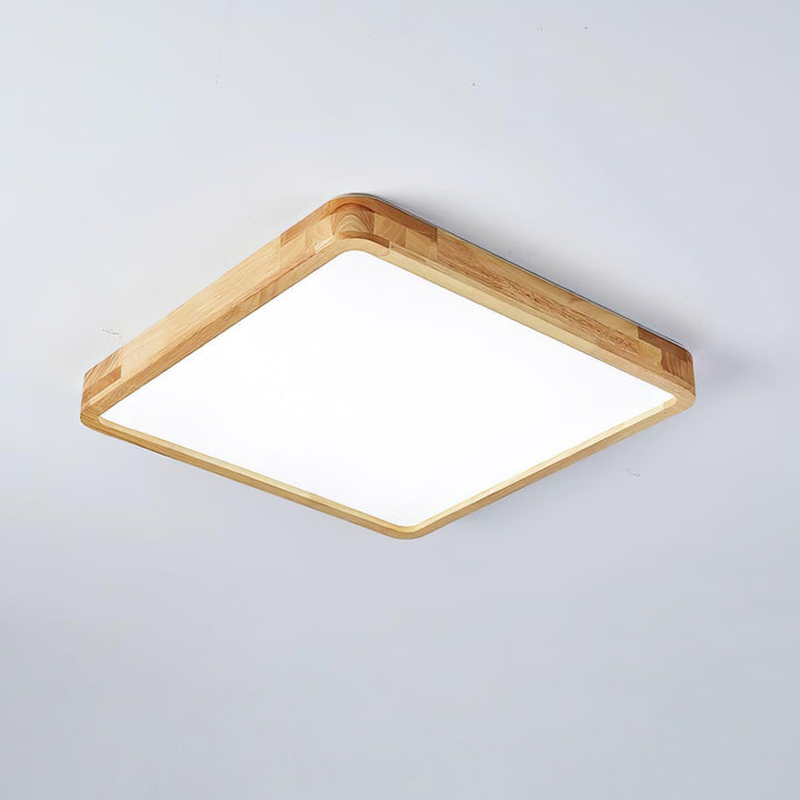 Wooden Flush Mount Ceiling Light | Stornfield