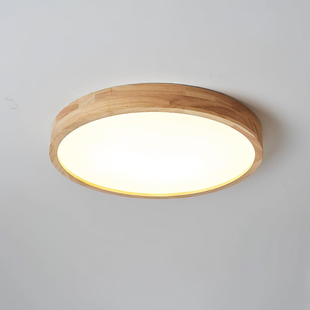 Wooden Flush Mount Ceiling Light | Stornfield