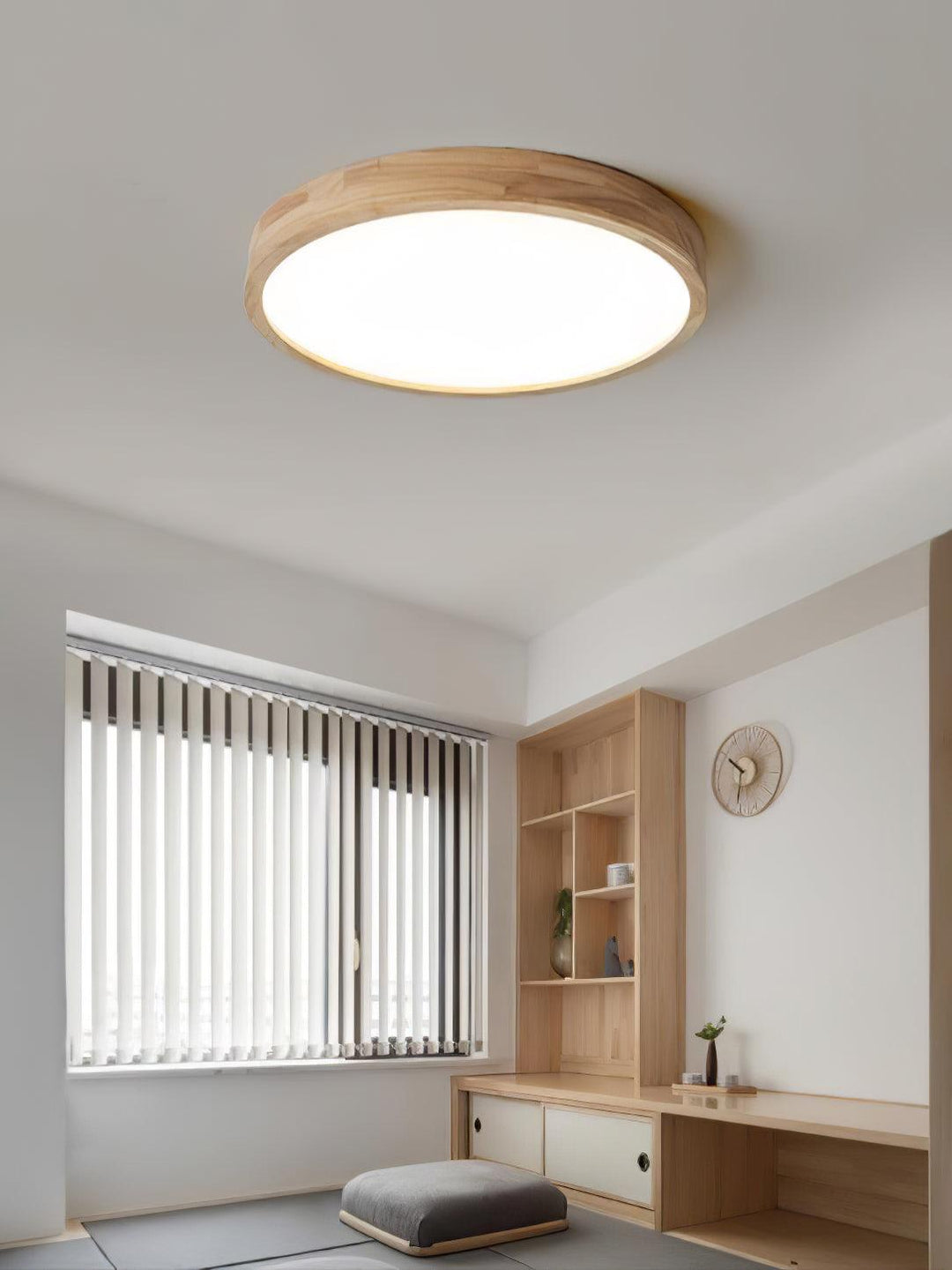 Wooden Flush Mount Ceiling Light | Stornfield
