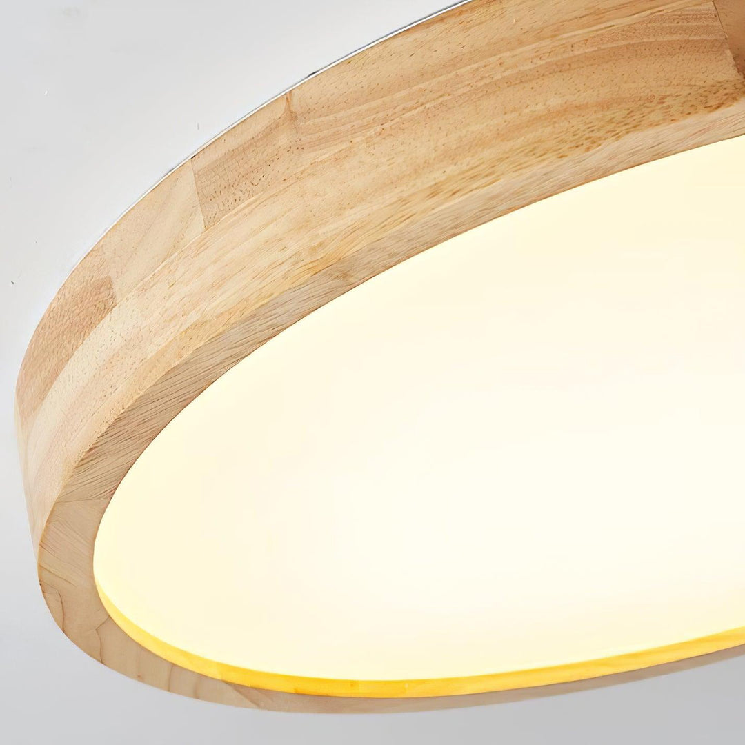 Wooden Flush Mount Ceiling Light | Stornfield