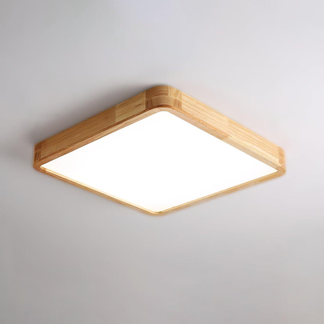 Wooden Flush Mount Ceiling Light | Stornfield