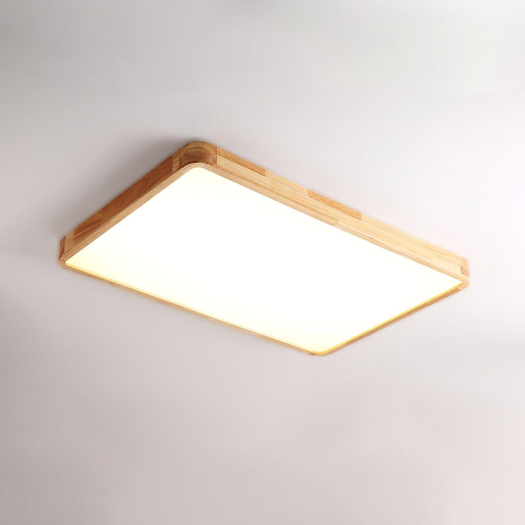 Wooden Flush Mount Ceiling Light | Stornfield