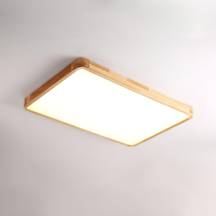 Wooden Flush Mount Ceiling Light | Stornfield