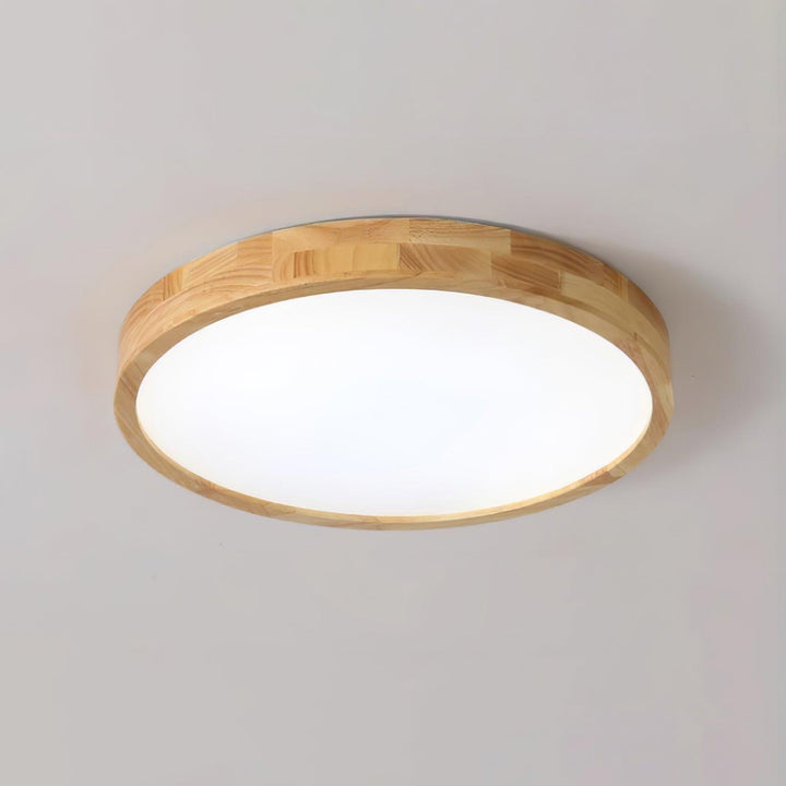 Wooden Flush Mount Ceiling Light | Stornfield