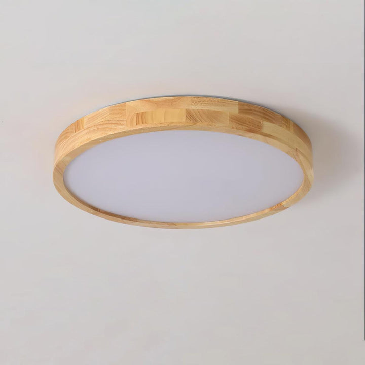 Wooden Flush Mount Ceiling Light | Stornfield