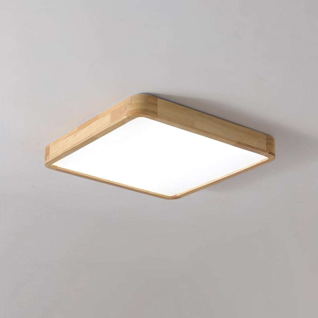 Wooden Flush Mount Ceiling Light | Stornfield