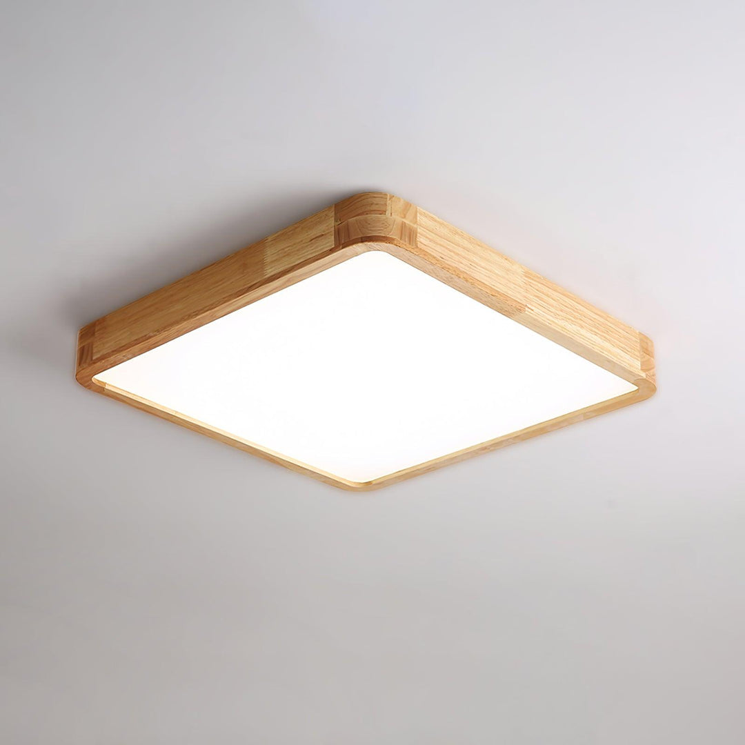 Wooden Flush Mount Ceiling Light | Stornfield