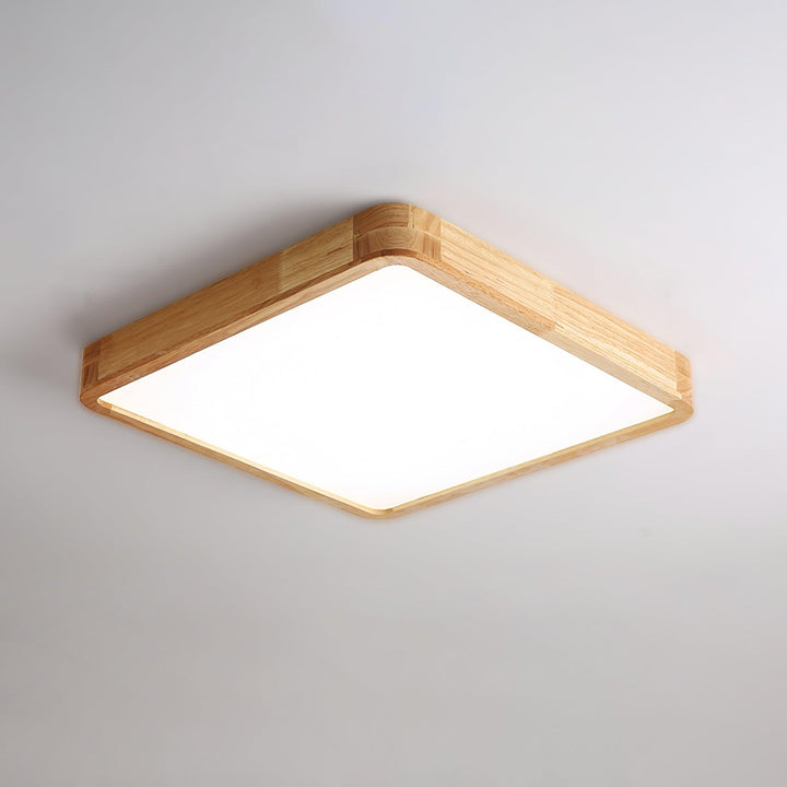 Wooden Flush Mount Ceiling Light | Stornfield