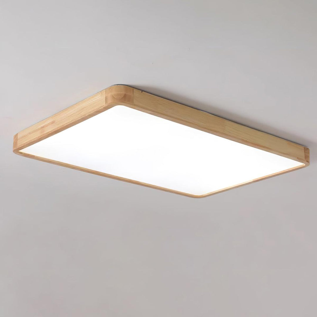 Wooden Flush Mount Ceiling Light | Stornfield