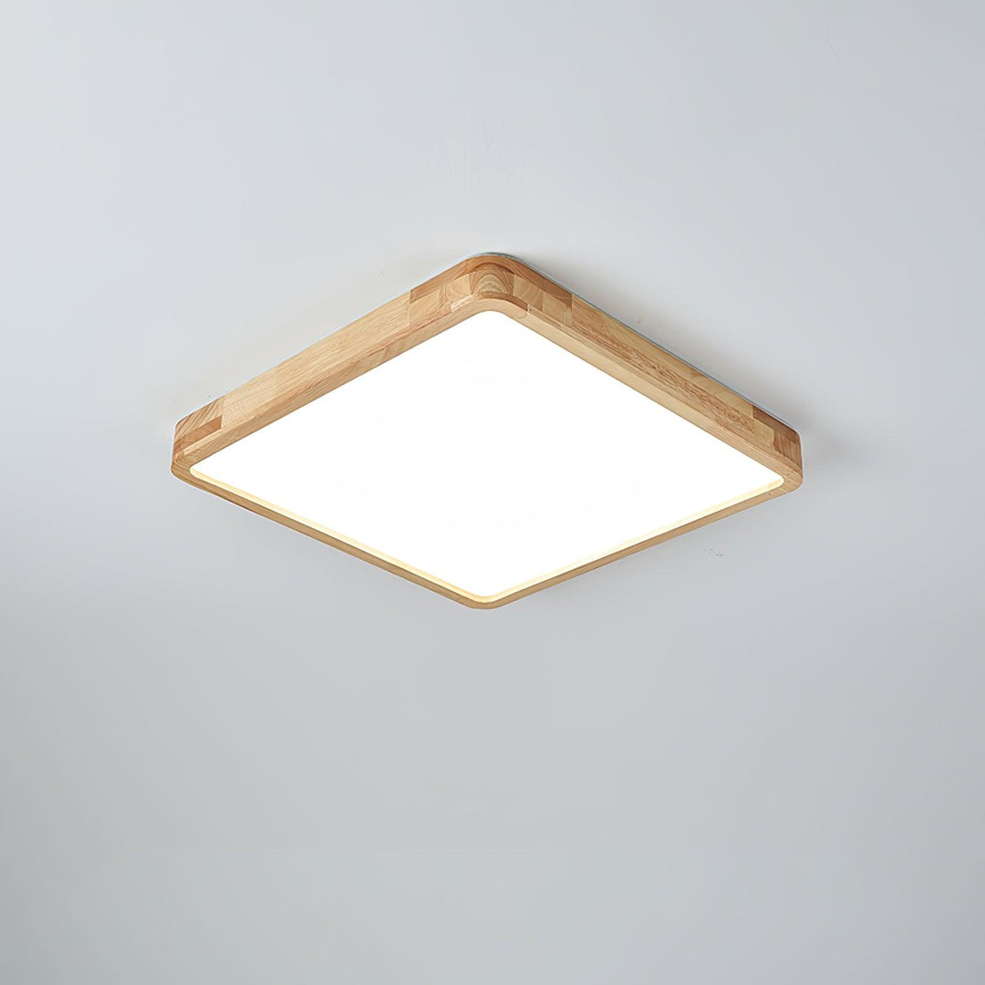 Wooden Flush Mount Ceiling Light | Stornfield