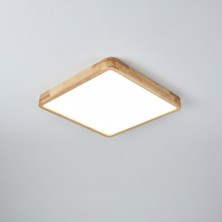 Wooden Flush Mount Ceiling Light | Stornfield