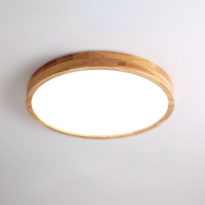 Wooden Flush Mount Ceiling Light | Stornfield