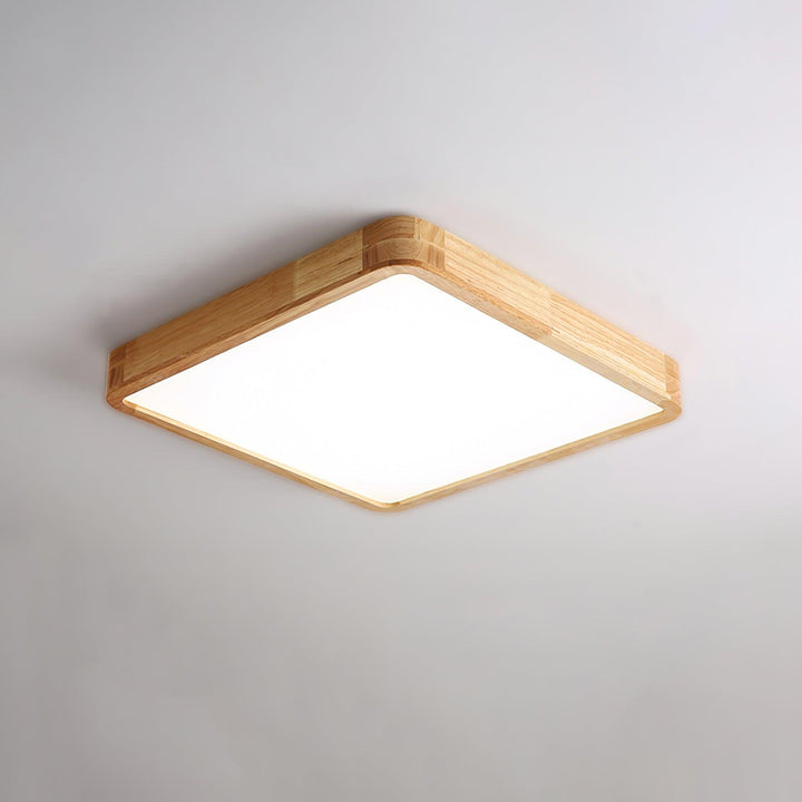 Wooden Flush Mount Ceiling Light | Stornfield