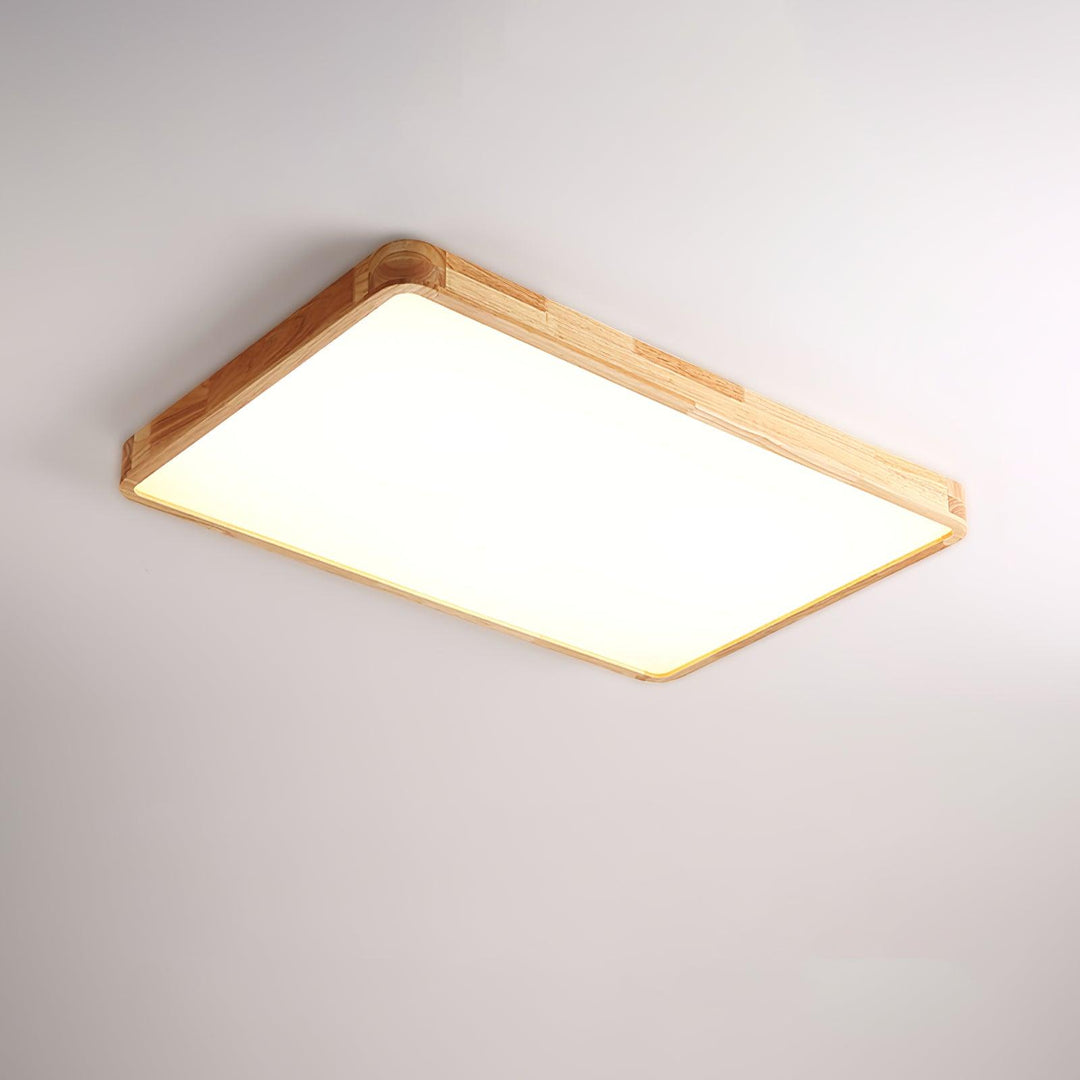 Wooden Flush Mount Ceiling Light | Stornfield