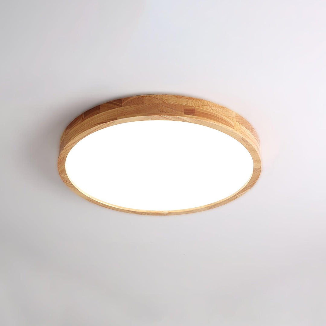 Wooden Flush Mount Ceiling Light | Stornfield