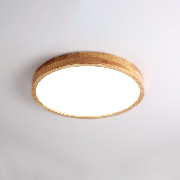 Wooden Flush Mount Ceiling Light | Stornfield