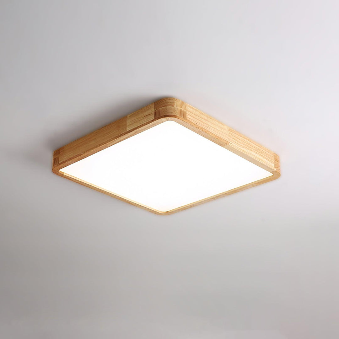 Wooden Flush Mount Ceiling Light | Stornfield