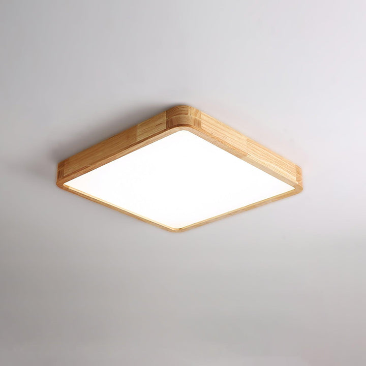 Wooden Flush Mount Ceiling Light | Stornfield