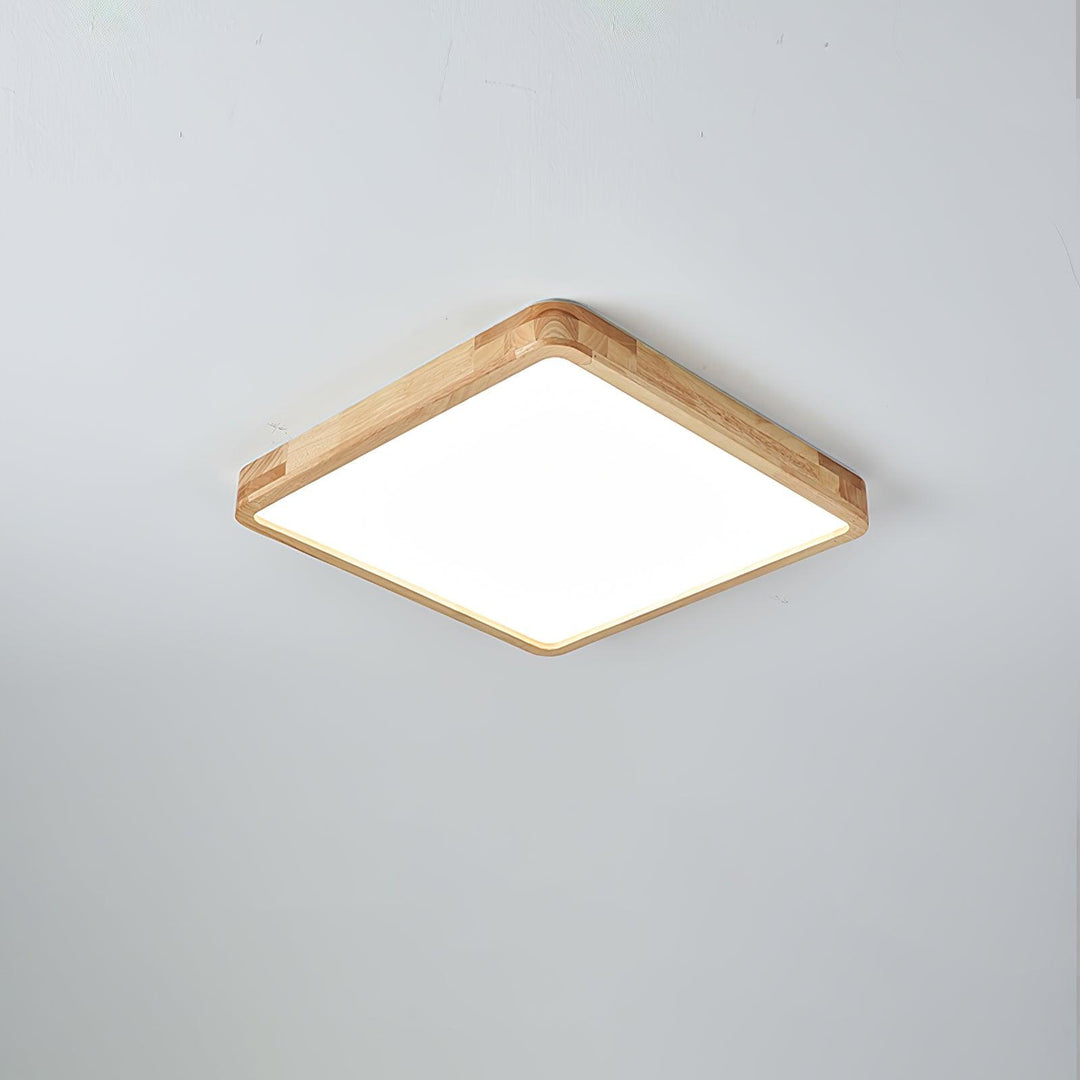 Wooden Flush Mount Ceiling Light | Stornfield