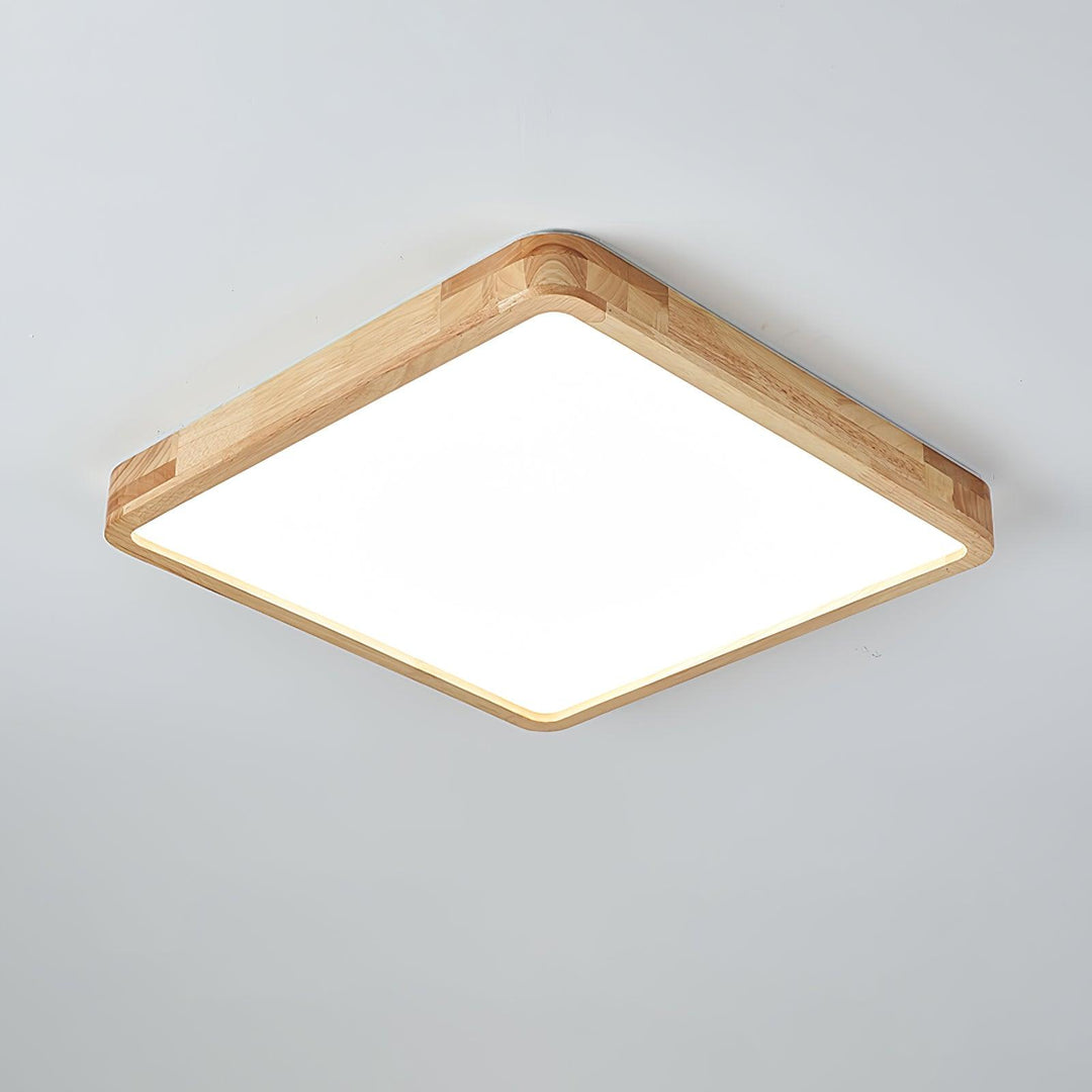 Wooden Flush Mount Ceiling Light | Stornfield