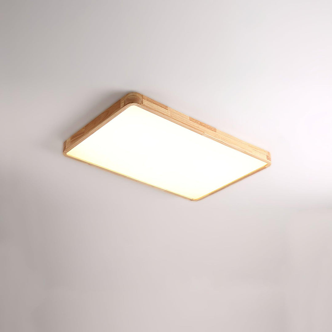 Wooden Flush Mount Ceiling Light | Stornfield