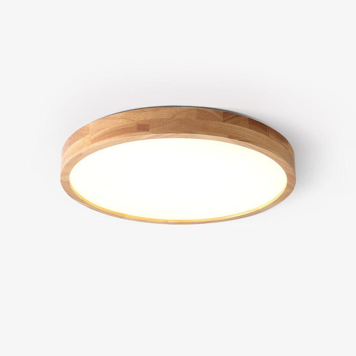Wooden Flush Mount Ceiling Light | Stornfield