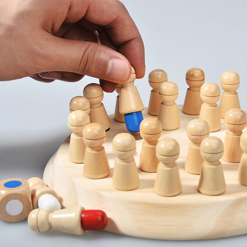 Wooden Memory Chess Game | Stornfield
