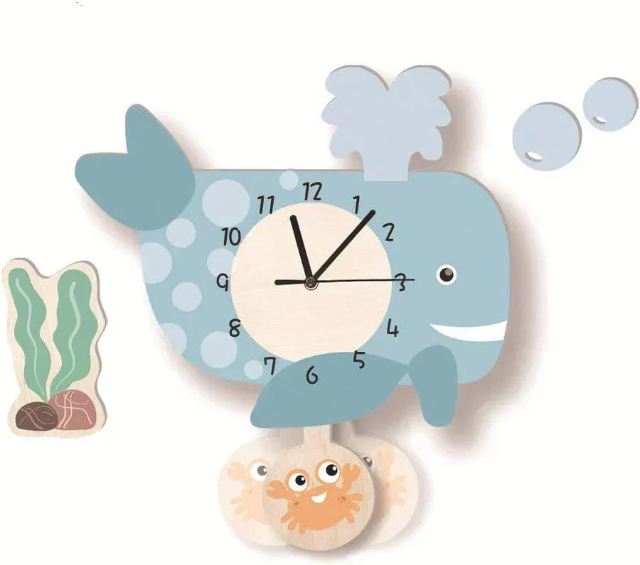 Stornfield | Frendorf – Children's Pendulum Clock with Animal Motifs