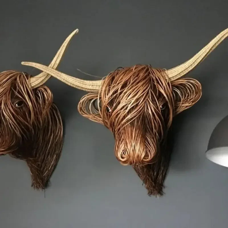 Stornfield | Nature'sCow - Handmade Cow Wall Decor for Nature-Inspired Spaces