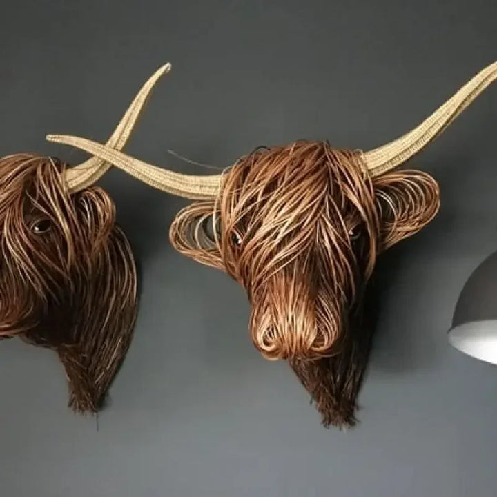 Stornfield | Nature'sCow - Handmade Cow Wall Decor for Nature-Inspired Spaces