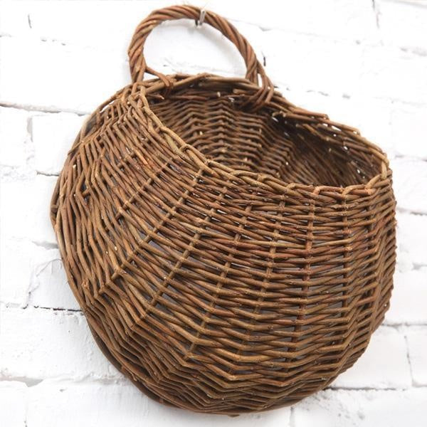 Woven Hanging Planter Wicker Basket | Stornfield