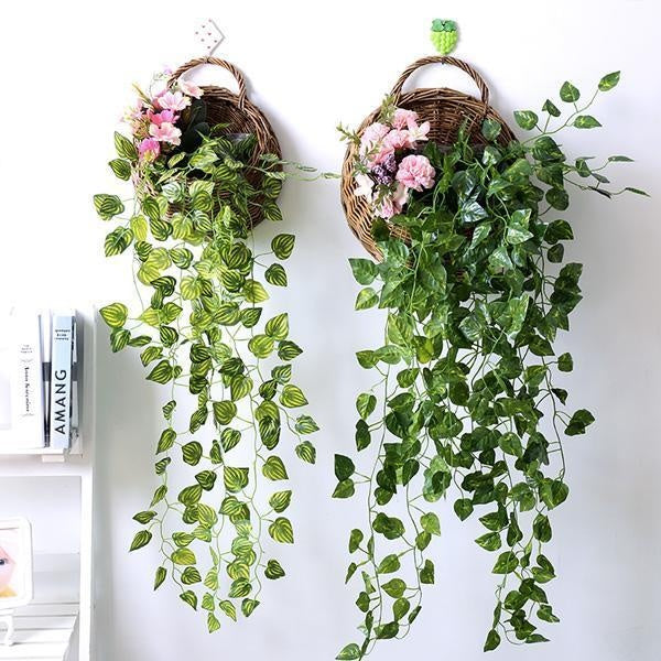 Woven Hanging Planter Wicker Basket | Stornfield