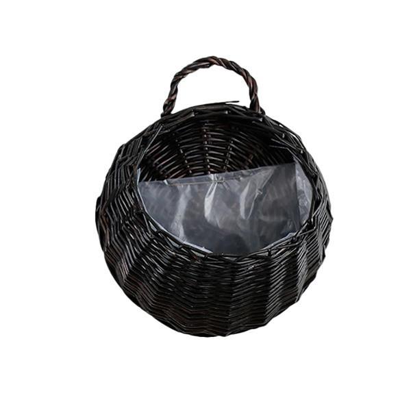 Woven Hanging Planter Wicker Basket | Stornfield