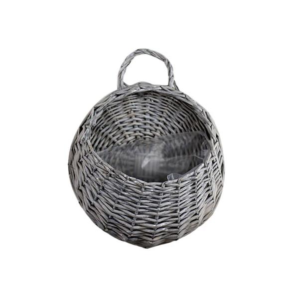 Woven Hanging Planter Wicker Basket | Stornfield
