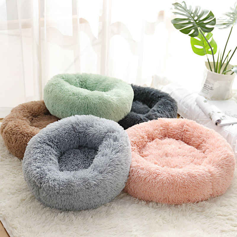 Stornfield | Donut Lit pour Chien en Peluche Calmant pour Chiens Petit à Grand